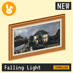 Raster Rabbit: Daily Drop - Falling Light | HELD MOMENTS Landscape Collection (3 New Paintings) project image