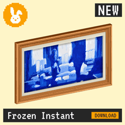 Raster Rabbit: Daily Drop - Frozen Instant| HELD MOMENTS Genre Collection (3 New Paintings) project image