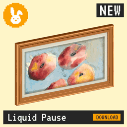 Raster Rabbit: Daily Drop - Liquid Pause| HELD MOMENTS Still Life Collection (3 New Paintings) project image