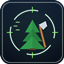 🪓 Vector Lock: Tree Cutter 🌲 logo