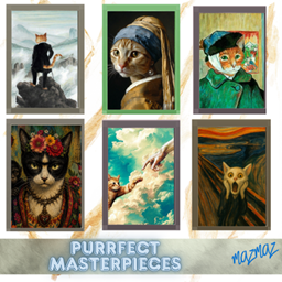 Purrfect Masterpieces Painting 2 logo
