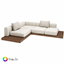 Casa Teak Left Corner Sofa [VZ] logo