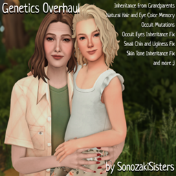 Genetics Overhaul Collection: Better Inheritance + No Weird Age Up and Random Genetics By SonozakiSisters | Chinese Translation project image