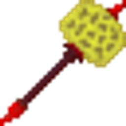 Spongs Red Spike Sponge Mace - by pufferleo project image