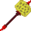 Spongs Red Spike Sponge Mace - by pufferleo logo