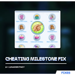 Cheating Milestone Fix logo