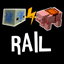 Maialovia Solforosa [Sulfur Cube Monorail] logo