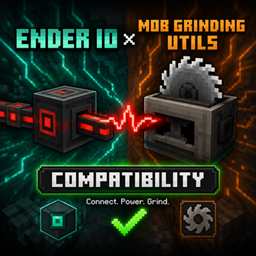 Ender IO × Mob Grinding Utils Compatibility logo