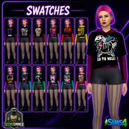 Hoodie dark by TecnoSimmer logo