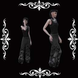 Goth Gothic Halloween Cemetery Sweatpants Joggers logo