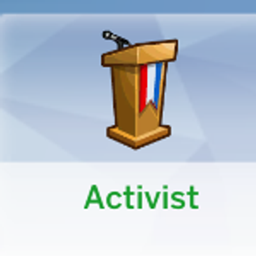Activist Trait by KiaraSims4Mods | Traducido al español (traducción no mecánica) logo
