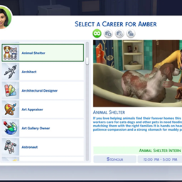 Animal Shelter Career by KiaraSims4Mods | Traducido al español (traducción no mecánica) logo