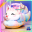 🦊 Pastel Rainbow Kitsune Slippers logo