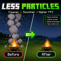 Less particles project image