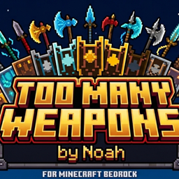 Too many weapons logo