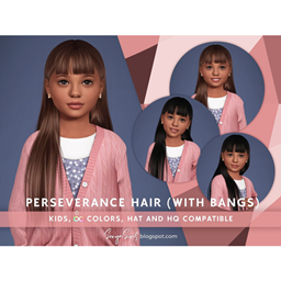 SONYASIMS - Perseverance Hair Kids (With bangs) project image