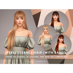 SONYASIMS - Perseverance Hair (With bangs) project image