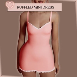 Light Ruffle Mini-dress logo