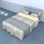 Frosted Haven Bed Double Base Game logo