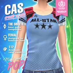 IDxA E-sports Shirt All-star Women logo