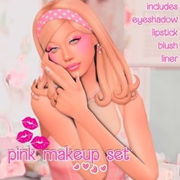 pink makeup set by strawberrysimsgirl project image
