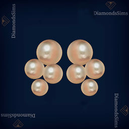 Multy stone earrings 92 (new mesh)  by diamondssims