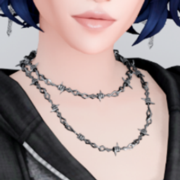 Barbed Wire Necklace Set for Female logo