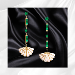 Aurora Shell Drop Earrings project image