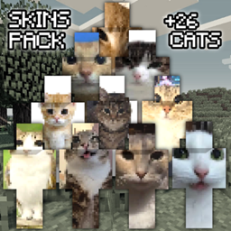 Famous cats memes stickers skin pack 128x128 - 64x64 project image