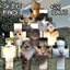Famous cats memes stickers skin pack 128x128 - 64x64 logo