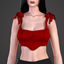 Crop Top Corset With Bows logo