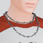 Barbed Wire Necklace Set for Male logo