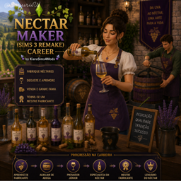 Nectar Maker Career by KiaraSims4Mods   - Tradução PTBR