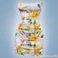Tropical bloom mini dress logo
