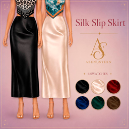 Silk Slip Skirt logo