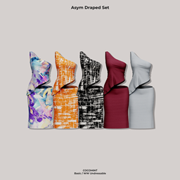 [cocomint] Asym Draped Set logo