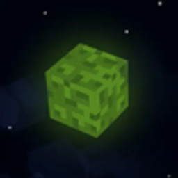 Green 3D Moon logo