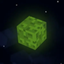 Green 3D Moon logo