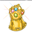Thanos's Infinity Gauntlet Totem logo