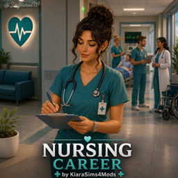 Nursing Career by KiaraSims4Mods - Tradução PTBR