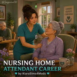 Nursing Home Attendant Career by KiaraSims4Mods - Tradução PTBR project image