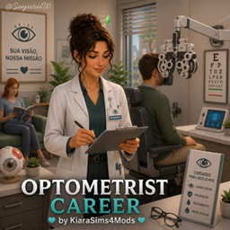 Optometrist Career by KiaraSims4Mods - Tradução PTBR project image