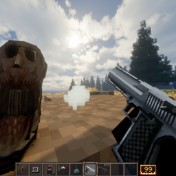 immersive horror with guns logo