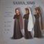 Set of Veils for a Little Sultana medieval clothing logo