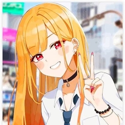 Animated Menu: Marin Kitagawa UI | Anime Girl UI logo
