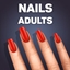 Long Square Matte Nails logo