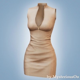 Midnight zip leather dress project image