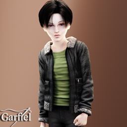 Child - Faux shearling jacket with relaxed tee layering project image