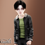 Child - Faux shearling jacket with relaxed tee layering logo