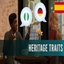 Heritage Traits (Ancestry Mod) By llazyneiph Spanish Translation logo